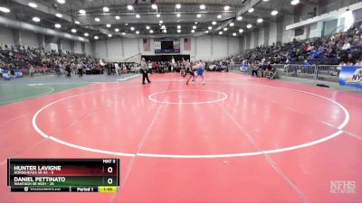 189 lbs Round 1 (3 Team) - Daniel Pettinato, Wantagh Sr High vs Hunter Lavigne, Horseheads Sr HS