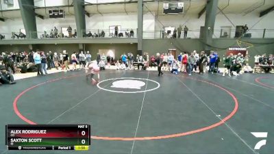 106 lbs Quarterfinal - Alex Rodriguez, CO vs Saxton Scott, ID