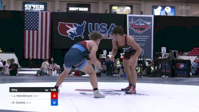 92 kg Cons Semis - Jay Henderson, Sanderson Wrestling Academy vs Aiden Cooley, Allen High School Wrestling