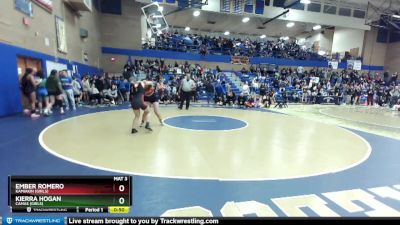 140lbs Cons. Round 3 - Kierra Hogan, Camas (Girls) vs Ember Romero, Kamiakin (Girls)