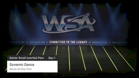Dynamic Dance - Senior All Star Pom [2022 Senior Small (worlds) Pom Day 1] 2022 WSA South Dakota