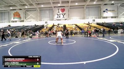 190 lbs Cons. Round 3 - Alimkhan Guseinov, Willpower Wrestling Club vs Luca Auriuso, Hilton Jr Cadets Wrestling Club