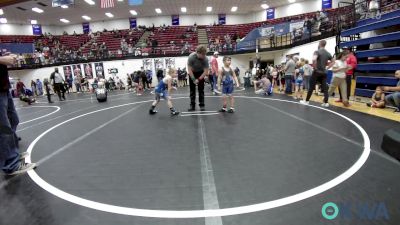 66 lbs Rr Rnd 5 - Sawyer McDaniel, Newcastle Youth Wrestling vs Cooper Vansyckle, Bridge Creek Youth Wrestling