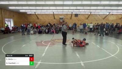 I 150 lbs Quarterfinal - Stanley Boris, Kelayres vs Nathan Caufield, Lake Ariel