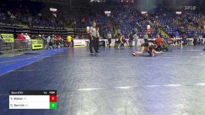 89 lbs Semifinal - Violet Weber, Mt. Lebanon vs Charlotte Barrick, Big Spring