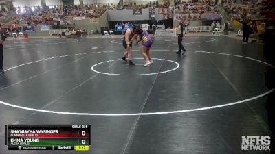 Girls 107 lbs Cons. Round 2 - Kiley McNerney, Riverdale (Girls) vs Payton Agnell, Tullahoma (Girls)