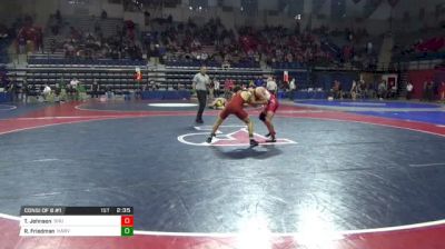 133 lbs Consi of 8 #1 - Timmy Johnson, Sacred Heart vs Ryan Friedman, Harvard