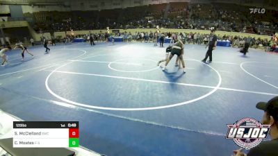 126 lbs Consi Of 16 #2 - Spencer McClelland, Salina Wrestling Club vs Caleb Moates, F-5 Grappling