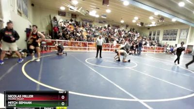 170 lbs Cons. Round 3 - Mitch Semaan, Servite vs Nicolas Miller, Paloma Valley