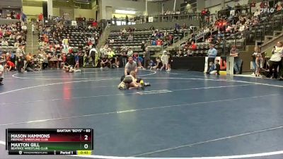 60 lbs 3rd Place Match - Maxton Gill, Beatrice Wrestling Club vs Mason Hammons, Fremont Wrestling Club