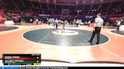 2A 220 lbs Cons. Round 2 - Kaiden Morris, Rochelle vs Eduardo Antunez, Evergreen Park