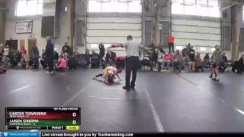 56 lbs Finals (2 Team) - Carter Townsend, Team Smash vs Jaisen Sharma, Warhawks Black