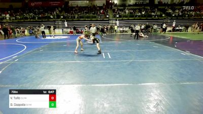 75 lbs Consi Of 8 #2 - Vincenzo Tullo, Olympic vs Dominic Coppola, Olympic