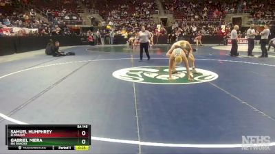 5A 145 lbs Cons. Round 1 - Samuel Humphrey, Eldorado vs Gabriel Miera, Rio Rancho