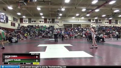 113 lbs Cons. Round 2 - Garrett Tusler, Osage vs Jacob Zabka, Algona