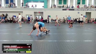 120 lbs Cons. Round 2 - Dashiell Hilbert, Ponte Vedra High School Sharks vs Tyler Creekmore, Eagles Wrestling Club