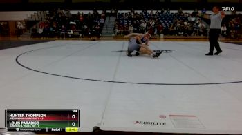 184 lbs Finals (2 Team) - Hunter Thompson, Shenandoah University vs Louis Paradiso, Johnson & Wales (RI)