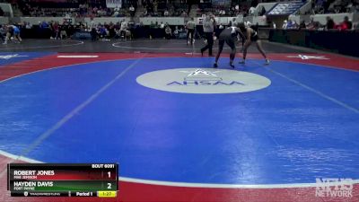 6A 157 lbs Quarterfinal - Robert Jones, Mae Jemison vs HAYDEN DAVIS, Fort Payne