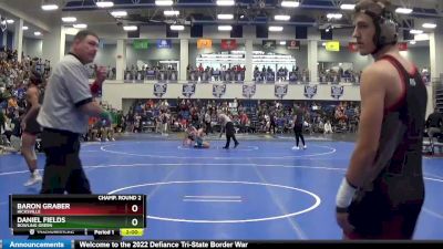 144 lbs Champ. Round 2 - Daniel Fields, BOWLING GREEN vs Baron Graber, HICKSVILLE