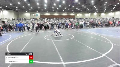 54 lbs Quarterfinal - Gage Gililland, Dethrone vs Jayden Crisman, All-Phase WC