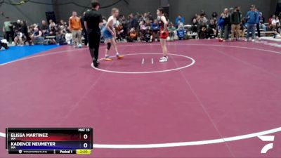 124 lbs Cons. Round 3 - Elissa Martinez, WA vs Kadence Neumeyer, WA