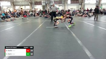 72 lbs Round 2 (8 Team) - Cayden Clark, Ranger WC vs Derik Kiefer, 84 Athletes