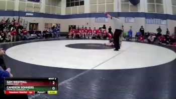 102 lbs Semis (4 Team) - Cameron Sommers, Franklin Community vs Sam Westfall, Crown Point