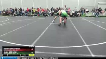 220 lbs Placement Matches (8 Team) - Gabe Gebhard, South Dakota Frenzy vs Hunter Richmond, South Dakota Mania