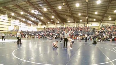 75 lbs Cons. Semi - McCrae Hawkes, Bear River Junior High Wrestling Club vs Kempson Humphreys, Cedar Jr. Wrestling