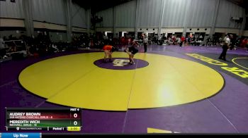 132 lbs Quarters & 1st Wb (16 Team) - Meredith Wich, Rockwall (Girls) vs Audrey Brown, San Antonio Churchill (Girls)