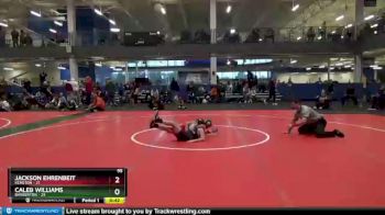 95 lbs Finals (2 Team) - Caleb Williams, Barberton vs Jackson Ehrenbeit, Kenston