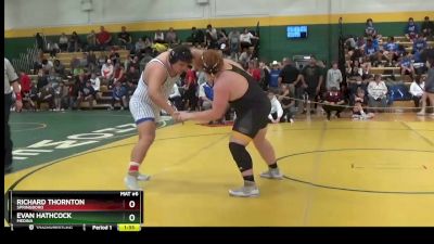 285 lbs Champ. Round 2 - Richard Thornton, SPRINGBORO vs Evan Hathcock, MEDINA