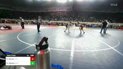 108 lbs Semifinal - Rylend Slover, Tuttle vs Nash Neeley, Deer Creek Middle School