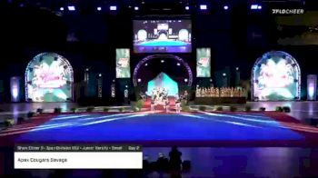 Apex Cougars Savage [2020 Show Cheer 2- Open Division 13U - Junior Varsity - Small Day 2] 2020 Pop Warner National Cheer & Dance Championship