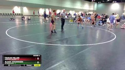 120 lbs Round 2 (16 Team) - Sloan Johannsen, SD Renegades vs Tavean Miller, Nebraska Broskis