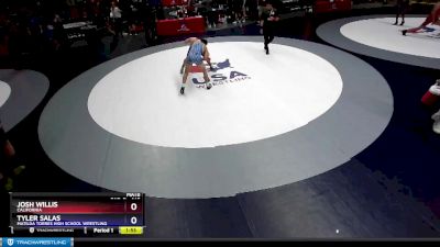 145 lbs Cons. Round 4 - Josh Willis, California vs Tyler Salas, Matilda Torres High School Wrestling