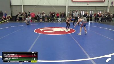 77 lbs Champ. Round 1 - Sawyer Neece, Lebanon vs Blake Wertz, Front Royal Wrestling Club