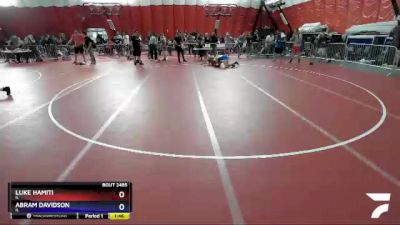 160 lbs Cons. Round 2 - Luke Hamiti, IL vs Abram Davidson, IL