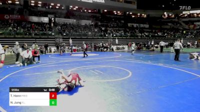 120 lbs Quarterfinal - Thomas Hann, Predators vs Nicholas Jung, F.l.o.w.