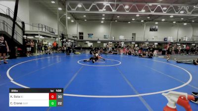 95 lbs 3rd Place - Koen Sola, Berks Catholic K-8 vs Coy Crane, Dueling Bandits