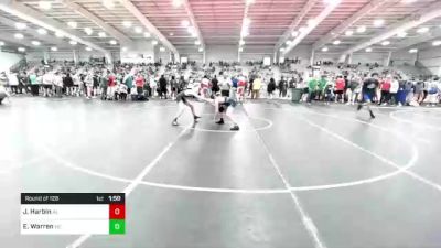 106 lbs Round Of 128 - Justin Harbin, AL vs Eli Warren, NC