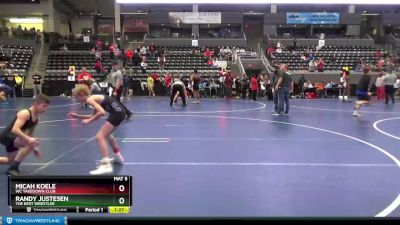 85 lbs Cons. Round 4 - Micah Koele, WC Takedown Club vs Randy Justesen, The Best Wrestler