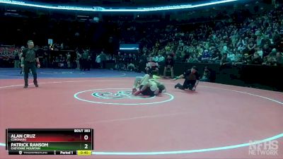 132-4A 3rd Place Match - Patrick Ransom, Cheyenne Mountain vs Alan Cruz, Coronado