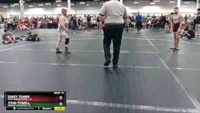 100 lbs Round 4 (8 Team) - Titan Powell, Armory Athletics vs Zakey Tsarni, Team Germantown