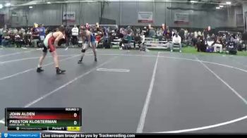 126 lbs Round 3 (4 Team) - Preston Klosterman, Iowa Black vs John Alden, Nebraska Red