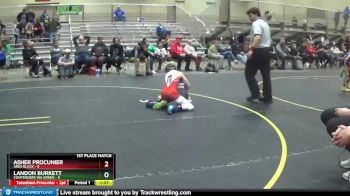 78 lbs Finals (2 Team) - Asher Procunier, Ares Black vs Landon Burkett, Contenders WA Green