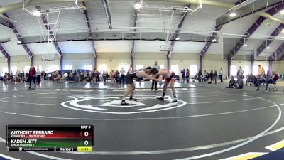 141 lbs Semifinal - Kaden Jett, Ohio University vs Anthony Ferraro, Edinboro - Unattached