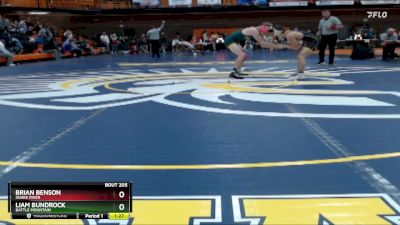 126 lbs Semifinal - Liam Bundrock, Battle Mountain vs Brian Benson, Snake River