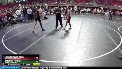 125 lbs Champ. Round 1 - Landon Rosenthal, MWC Wrestling Academy vs Zachary Minino, The Best Wrestler