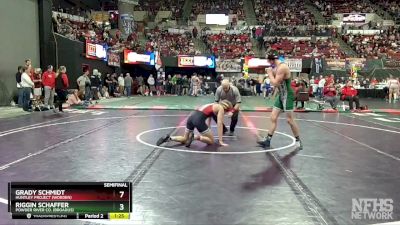 G - 185 lbs Semifinal - Katie Slade, Great Falls / Msdb (Girls) vs Madilyn Juelke, Custer Co. (Miles City) (Girls)